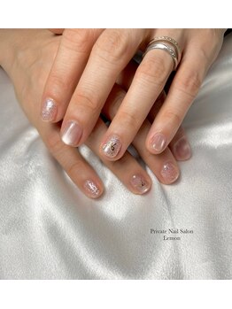 レモン(Lemon)/リボンネイル