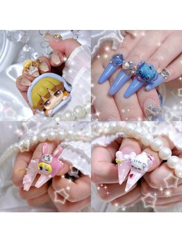 プティネイル(Puty Nail)/親指ネイル☆3Dパーツ集