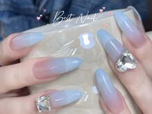 ベストネイル 池袋東口店(Best Nail)/クリスマス持ち込みフレンチ