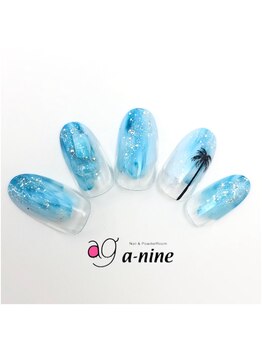 ネイルサロン エーナイン イオン東札幌店/8.トレンド夏デザイン 6999円