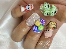 フラッフィーネイル(Fluffy Nail)/ジェル　3Dネイル無制限