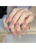 【OPEN割☆】hand（長さだし）＋ hand透け感とちゅるんとワンカラー ¥8800
