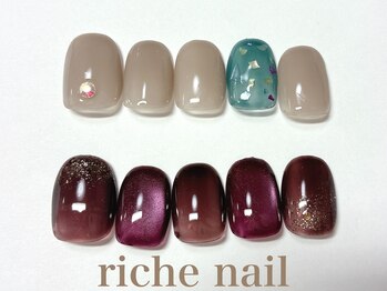 リッシュネイル 新百合ヶ丘店(riche nail)/シンプルアートコース