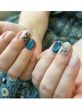 ネイルサロン ジュエル(Nail salon JEWEL)/マグネット×シェル