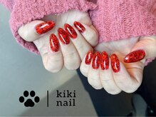 キキネイル 二子玉川(kikinail)/クリスマスネイル/ホログラム