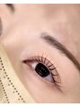 トッカ アイラッシュ 小田原(tocca eyelash)&nbsp;少し丸みをつけて、目尻流すデザイン♪
