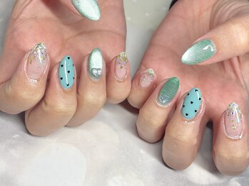 キャンアイドレッシー 草加店(Can I Dressy)/春ネイル