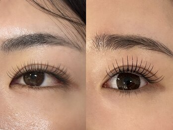 パー(purr)の写真/【目の形や自まつ毛の状態を見極め丁寧に施術】自まつ毛のボリュームをナチュラルにUP◎