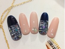 ネイルサロン リリオ(Nail Salon Ririo)/カラフルツイードネイル
