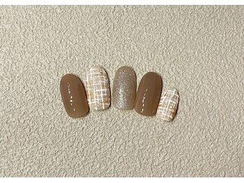 オパール(Opal)/ツイードネイル