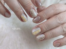 ヴィーヴル(vivre.)/手書き/ニュアンス