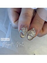 チャコネイル(chaco-nail)/マグネット×ビックビジューnail