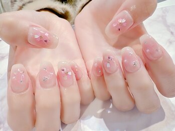 ラルネイル 大宮(Lull. nail)/#さくら #チークネイル