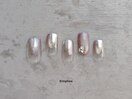 【ハンド】ミラーネイル