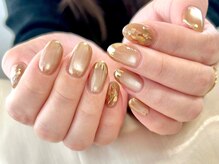 ネイルサロン モネ(Monet)/ゴールドニュアンス