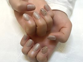 ハートホロ×ベージュ