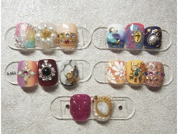 【フット】親指アート1本　880円