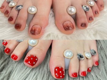 ダリアビューティー(Dahlia Beauty)の写真/【ハンドフット同時施術OK♪】夏こそ!!足元から華やかさをUPしましょう★可愛い指先から心躍る充足感を◎