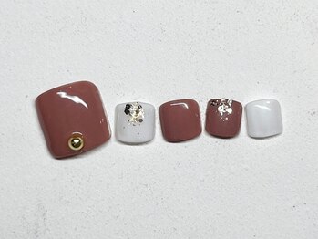 クレスト 高槻店(CREST)/フットネイルお色味の変更もOK！