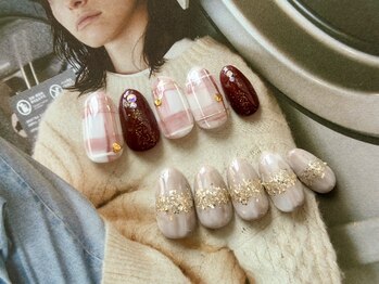 プラスジャム(Plus Jam)の写真/【口コミ約300件！丁寧カウンセリング×デザイン提案力】カフェラテ/ボルドー/チェック/くすみ/マグネット