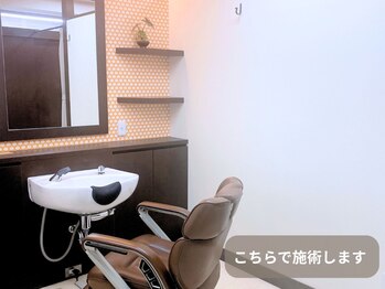 スパ アンド シェイブ 4K(SPASHAVE 4K)/<店内>施術スペースです