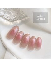 ネイルズガーデン(NAILS GARDEN)/チーク×マグネットネイル