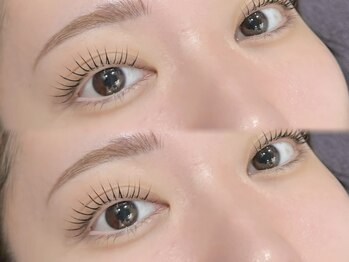 リノア(Linoa)の写真/【上まつげパーマ￥6,300/上下まつげパーマ￥9,000】専門店ならではの技術力で理想のまつ毛が叶う♪