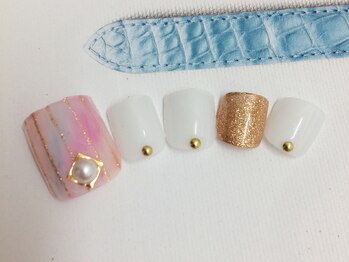 ネイルサロン リリオ(Nail Salon Ririo)/ニュアンスフットネイル
