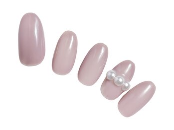 プラスネイル 銀座中央通り店(PLUS NAIL)/【236】パール×お目立ち￥5,489