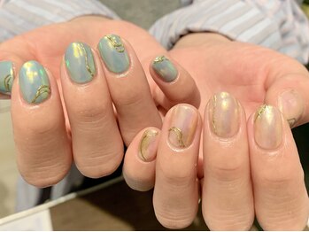 ネイルズ ララ(nails Lala)/アシメネイル。