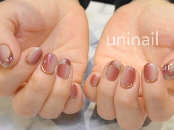 ユニネイル(uninail)/オンブレフレンチ