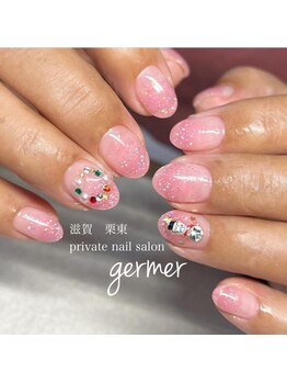 ジェルメ(germer)/クリスマスネイル♪