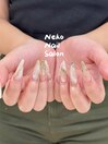 ニュアンス　ミラーネイル