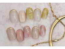 ネイルサロンプリッシュ 横浜店(prish)/6000円　マグネット　タイダイ