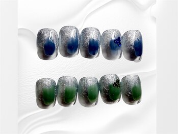 ユメノソラ 越谷店(yumeno空)/塗りかけデザイン ¥3900