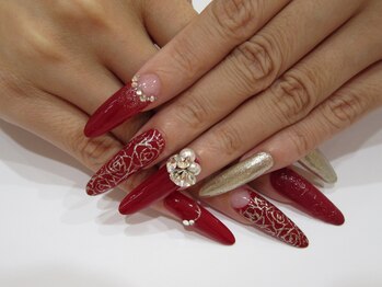 ネイル サロン ピュア ホワイト(Nail Salon Pure White)/【Pure White】スカルプ+ジェル