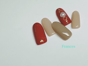 フランセス(Frances)/新作 パール×スタッズアート