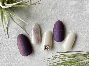 ジーシーネイル(G C nail)/紫陽花