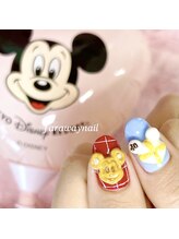 ファラウェイネイル(Faraway nail)/ワッフル＆うきわまんネイル☆