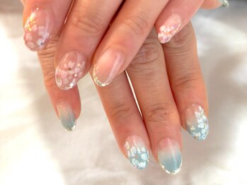 カミアンユイヤ ネイルラボ(KAMIANYUIYA Nail LAB)/手描きフラワー