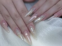 ナユキネイル 渋谷店(NA.YUKI NAIL)/秋冬ネイル　エレガントデザイン
