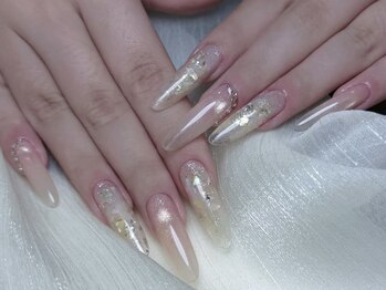 ナユキネイル 渋谷店(NA.YUKI NAIL)/秋冬ネイル　エレガントデザイン