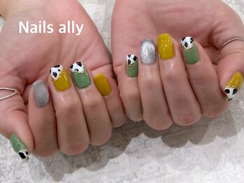 ネイルズアリー 立川店(Nails ally)/干支ネイル×マグネットネイル