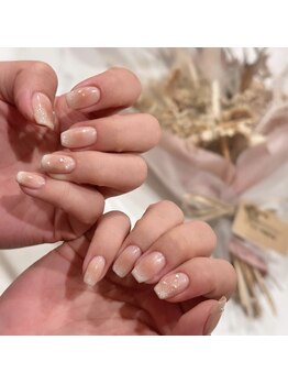 チークネイルアート