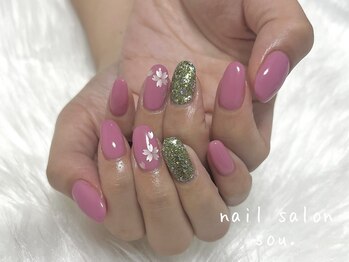 ソウ(sou.)/桜ネイル♪