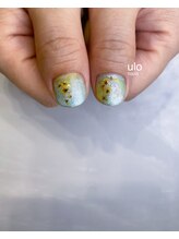 ウロネイルズ(ulo nails)/サイダーの中に押し花