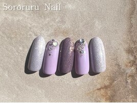 パープル シンプルデザイン