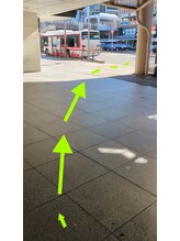 バスロータリーが見えたら