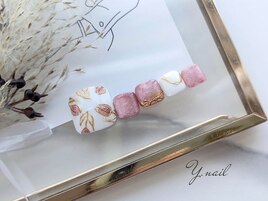 春のフットネイル