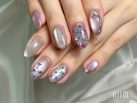押し花ネイル